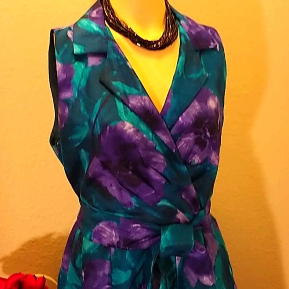 Plus Sized Colorful Midi - image 2